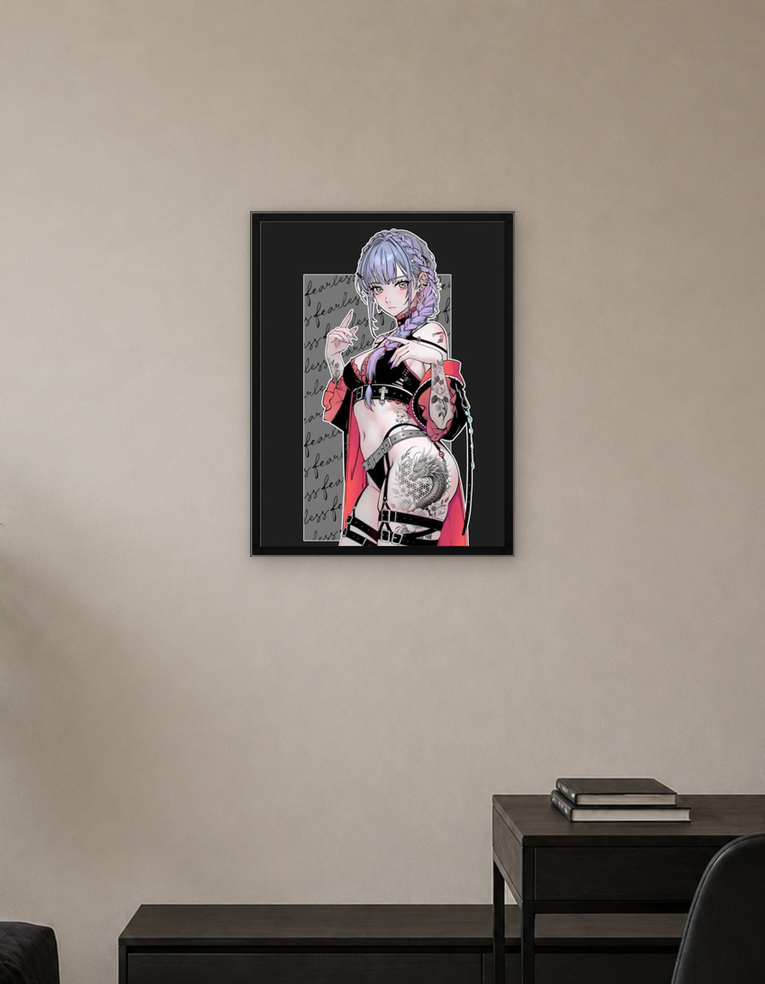 Fearless Girl Anime Style
