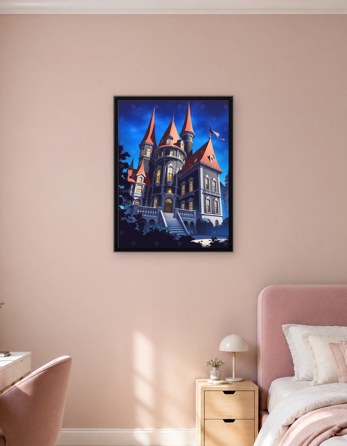 Grand Castle at Night
