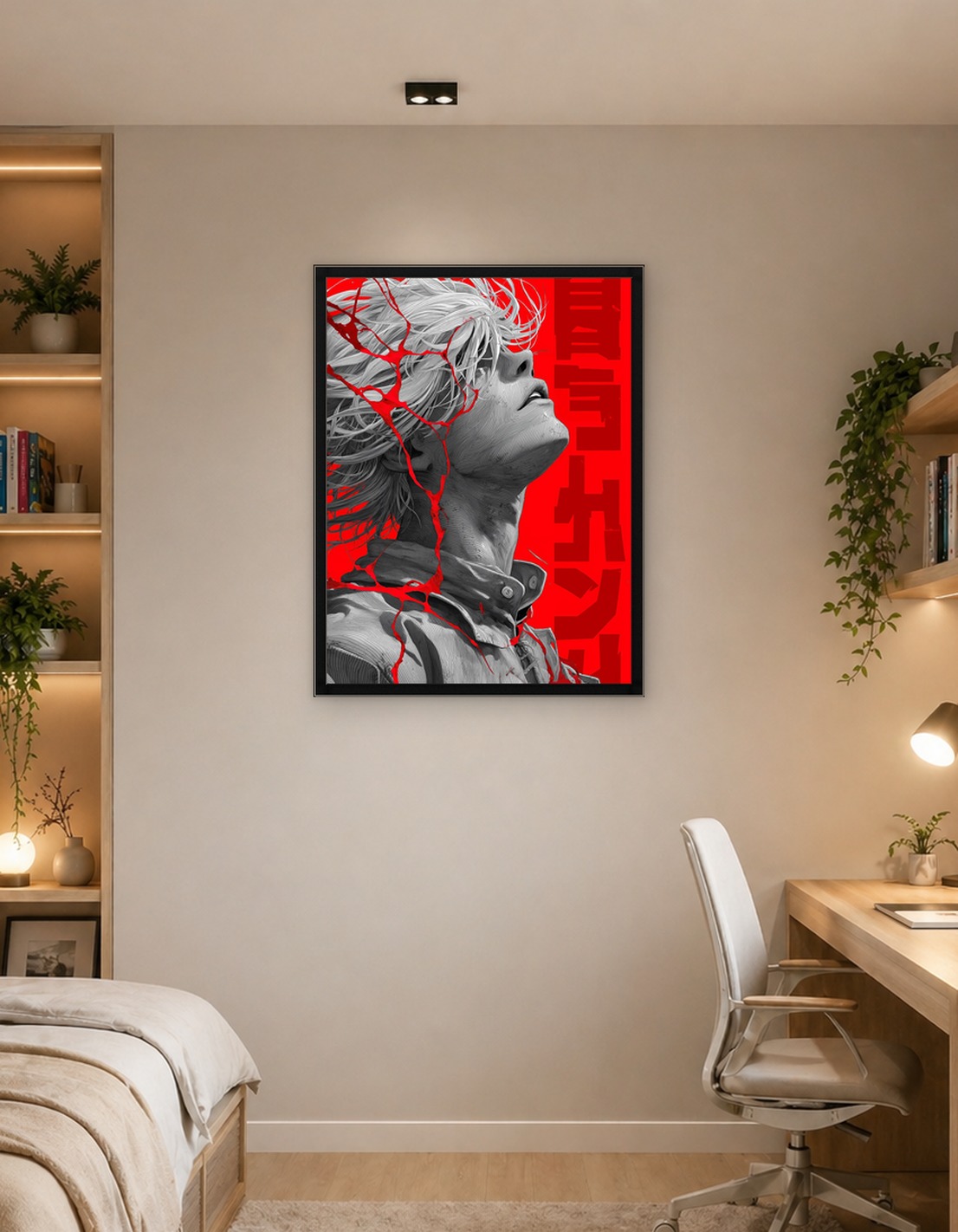 Manga Hero in Red Fury
