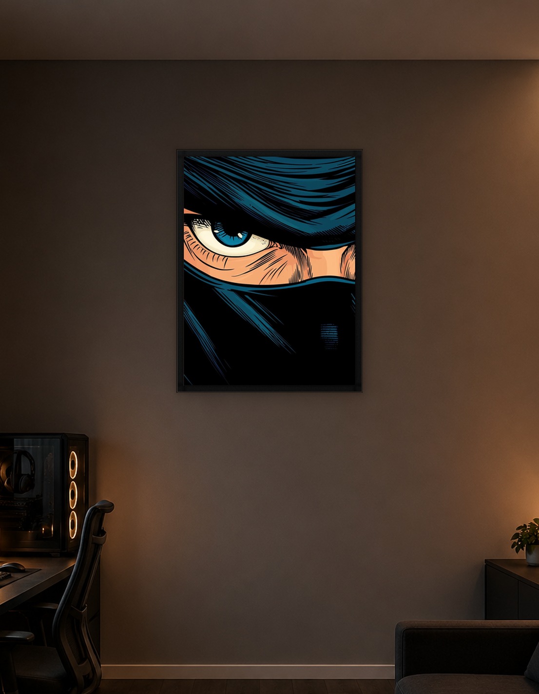 Ninja Eye Close-Up