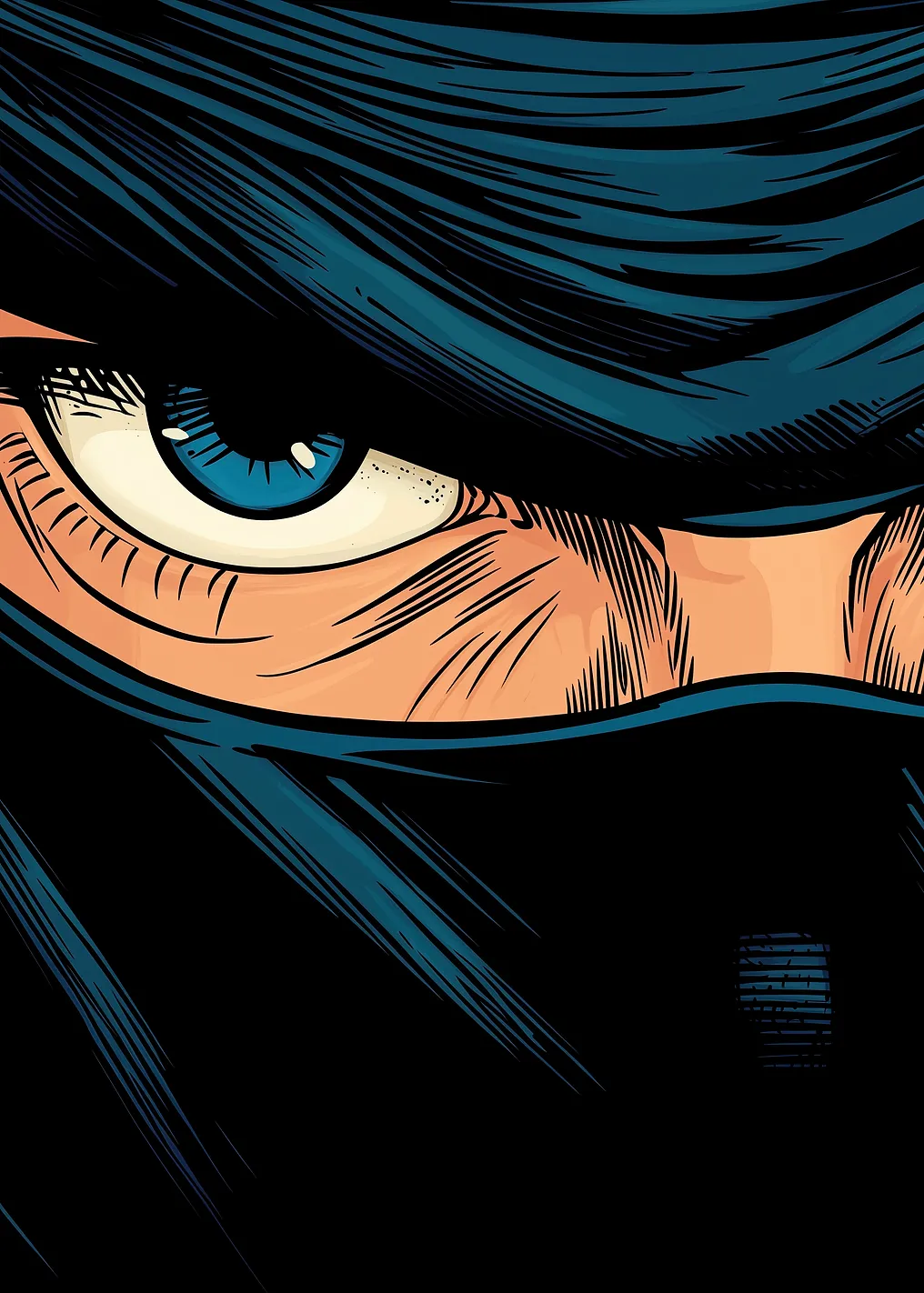 Ninja Eye Close-Up