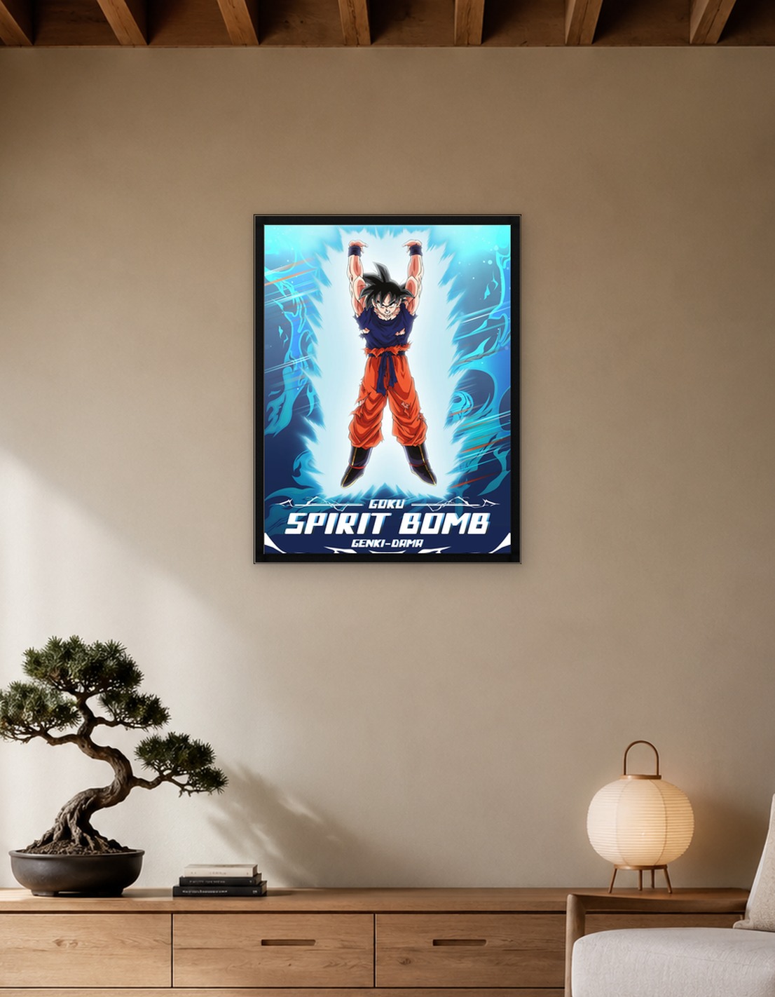 Goku Unleashes the Spirit Bomb