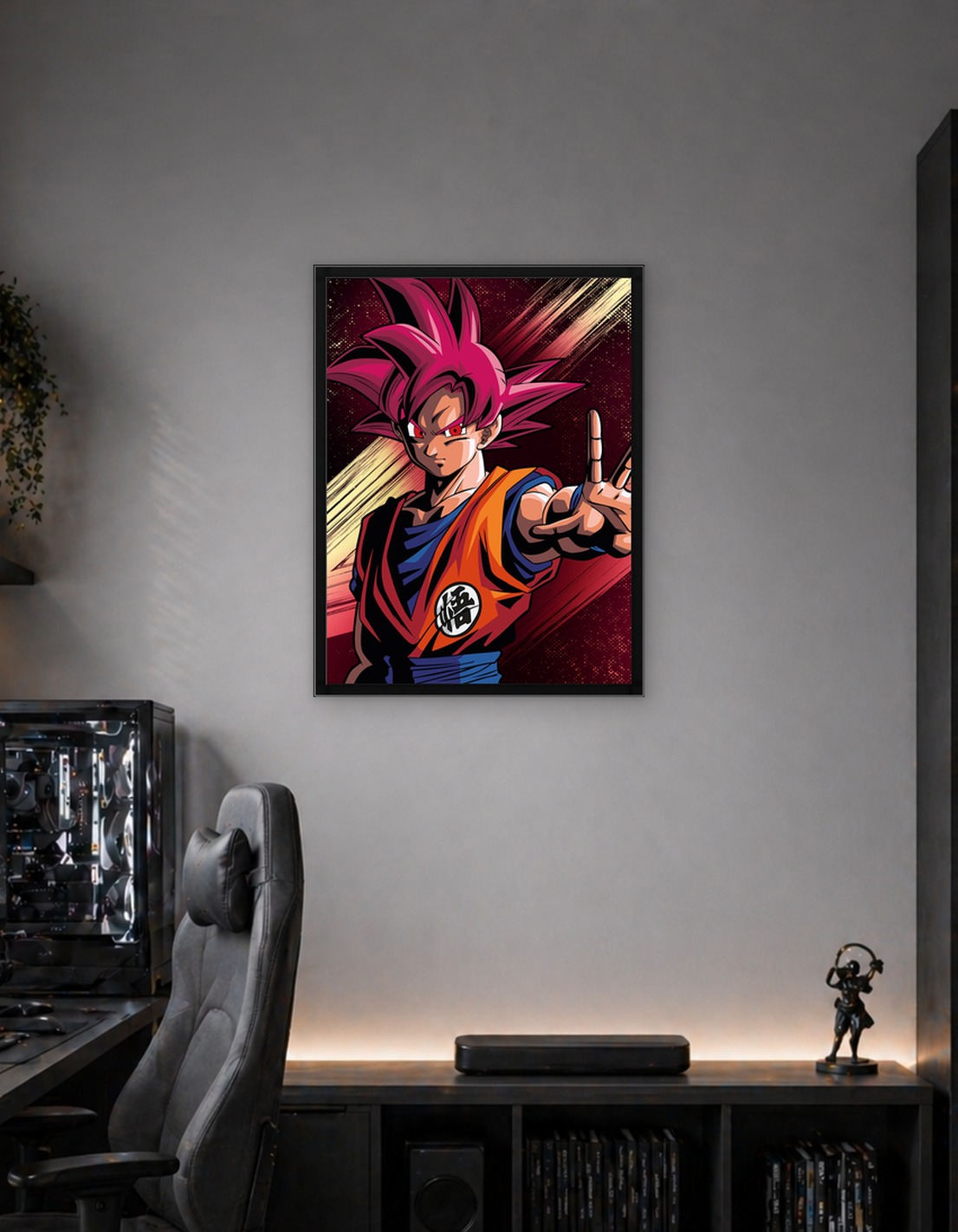 Goku: Super Saiyan God's Portrait