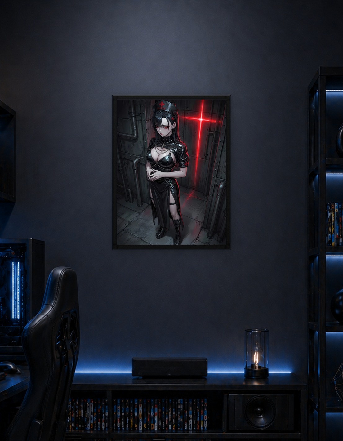 Gothic Nurse with Red Cross