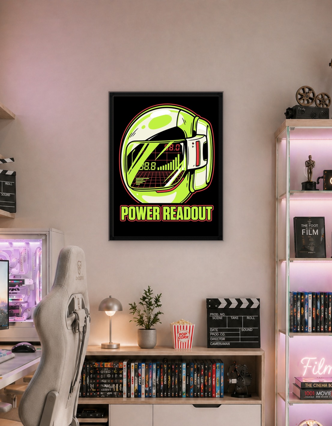 Power Readout Helmet Graphic
