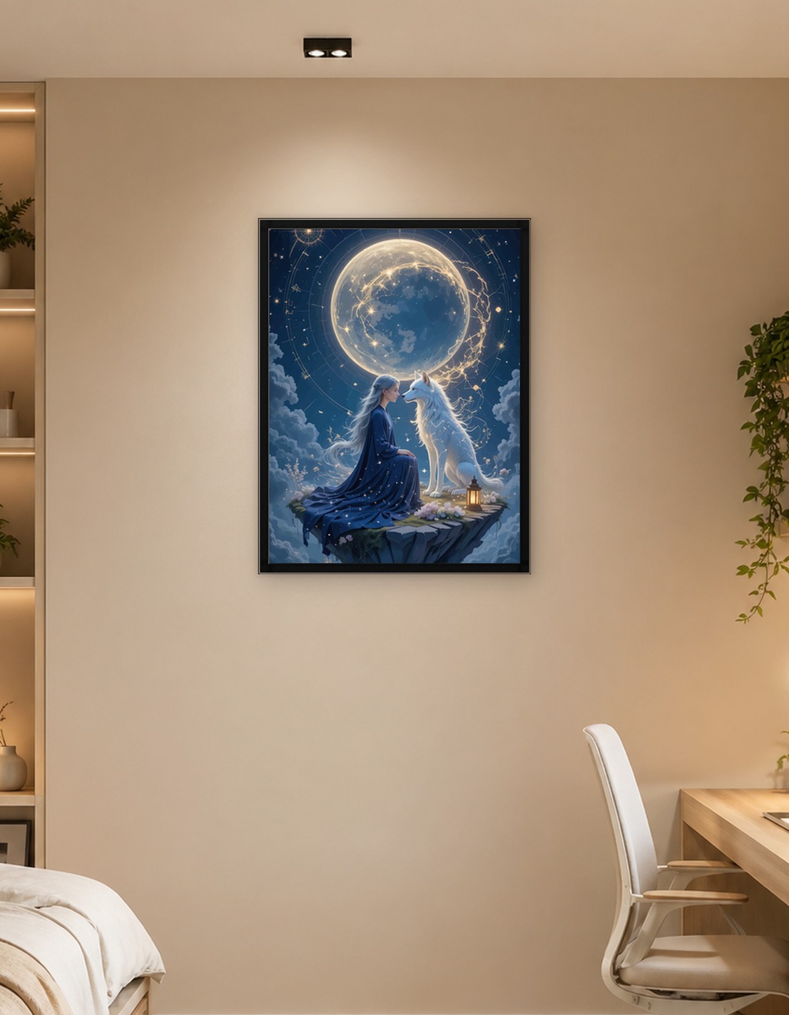 Girl Wolf Moon