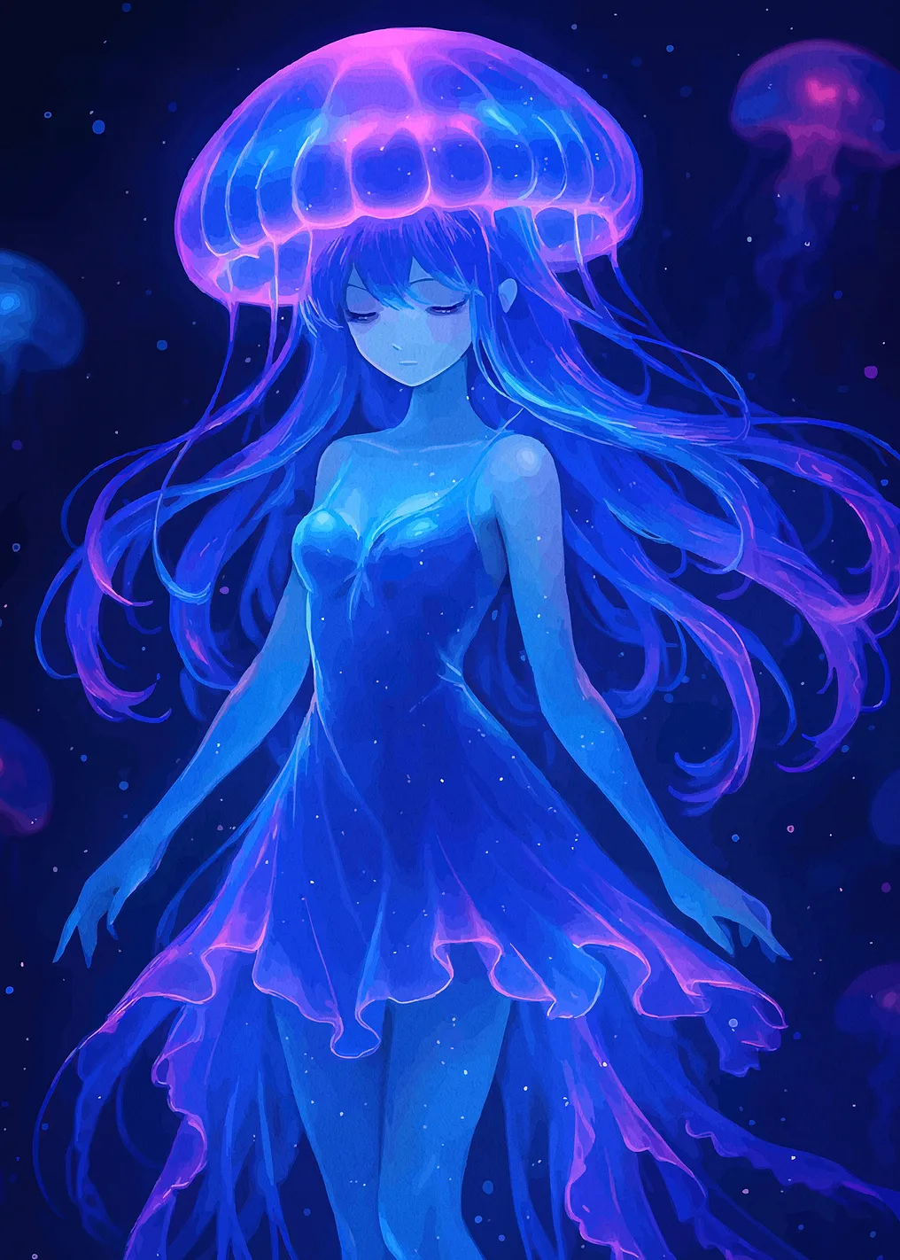 Jellyfish Girl Anime - 8873056