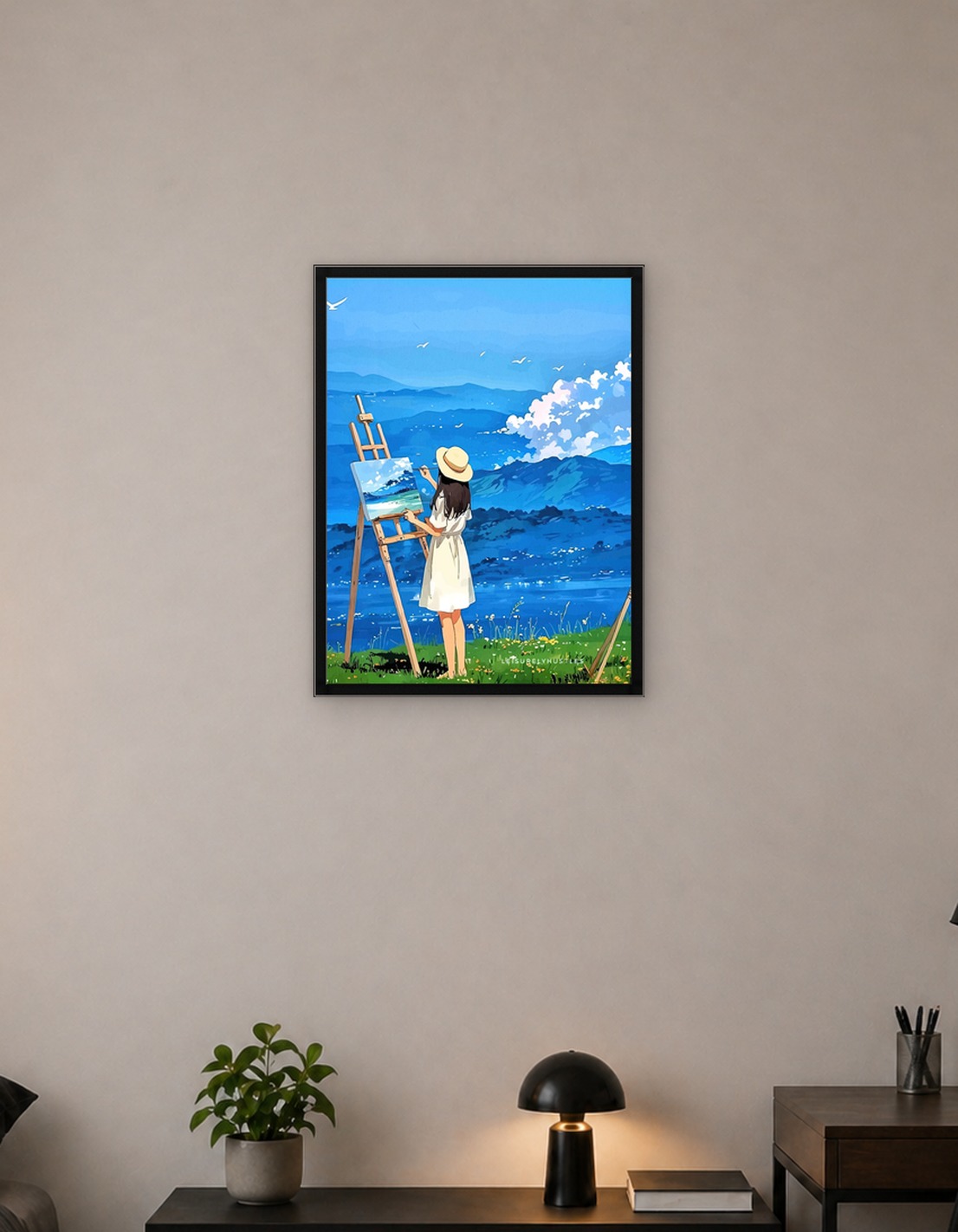 Girl Landscape Canvas