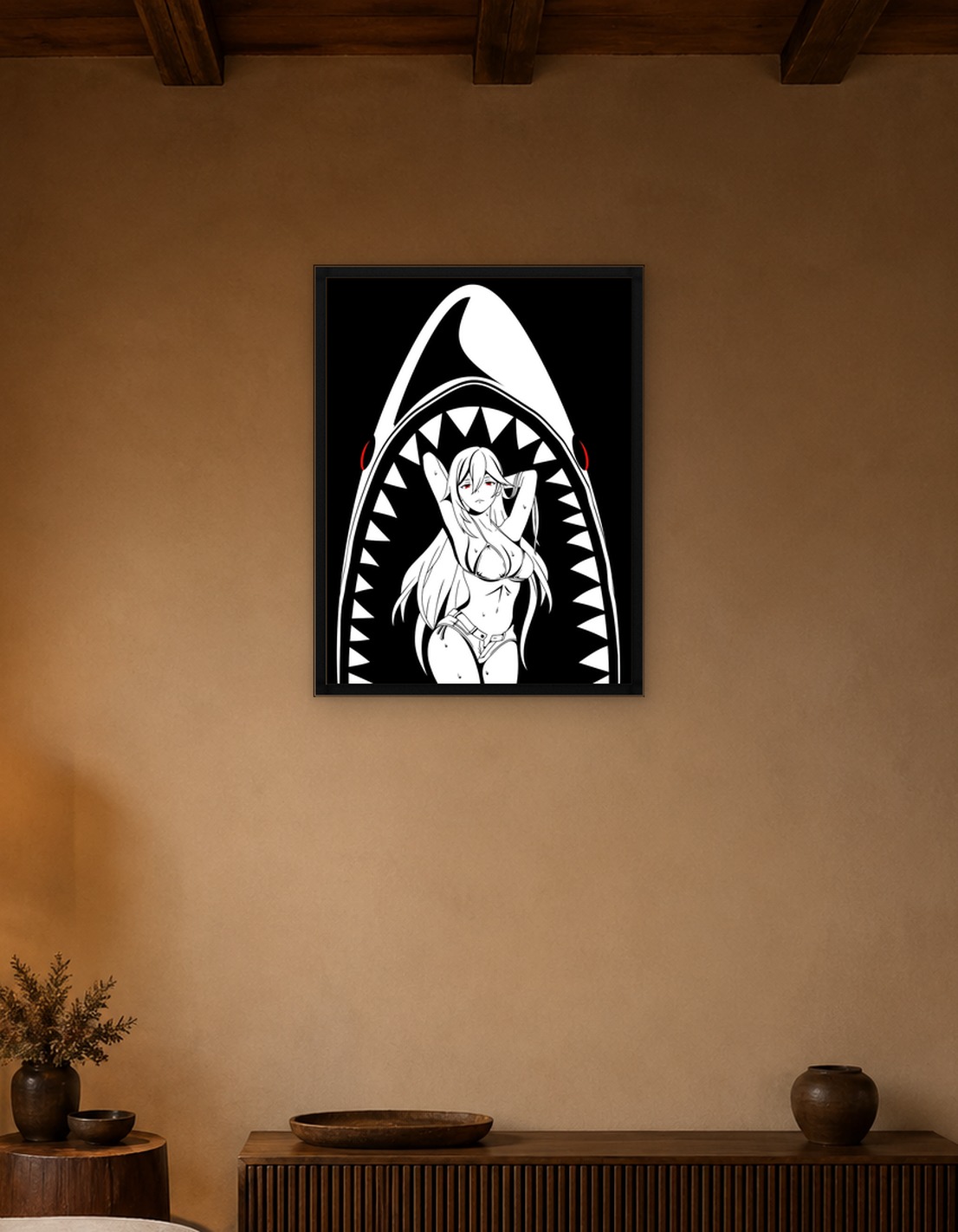 Girl in Shark Mouth