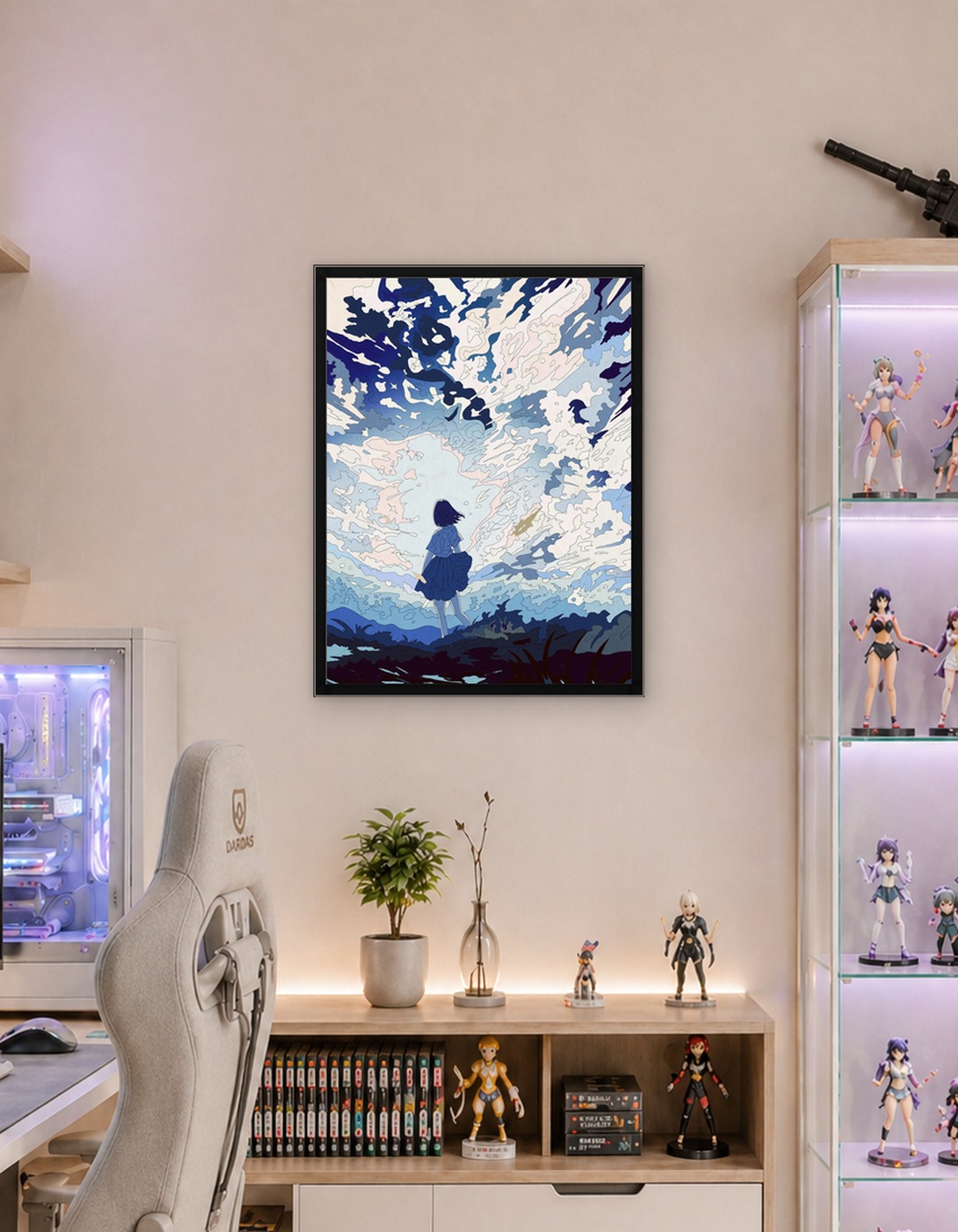 Girl Gazing at the Sky