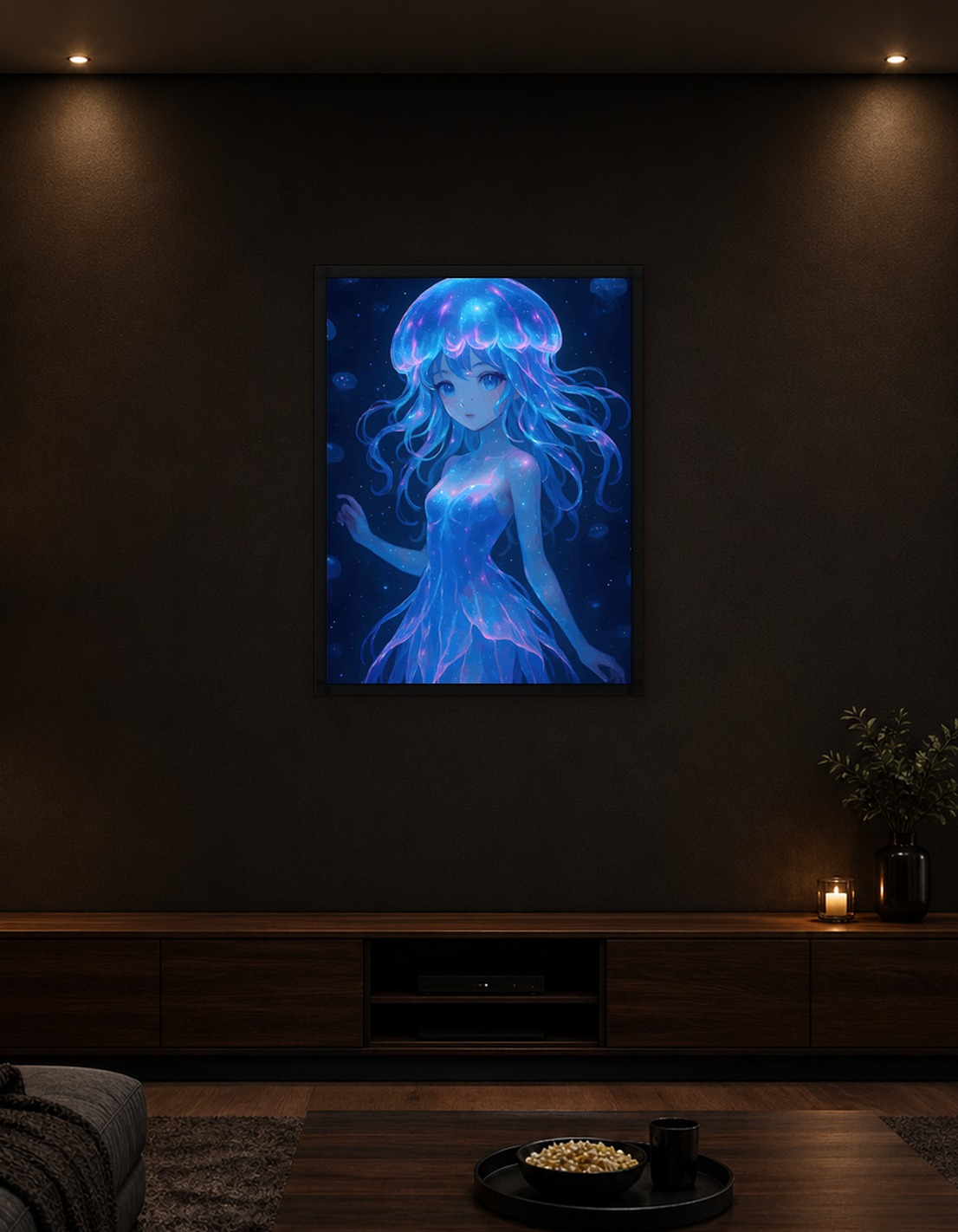 Jellyfish Girl Anime Style