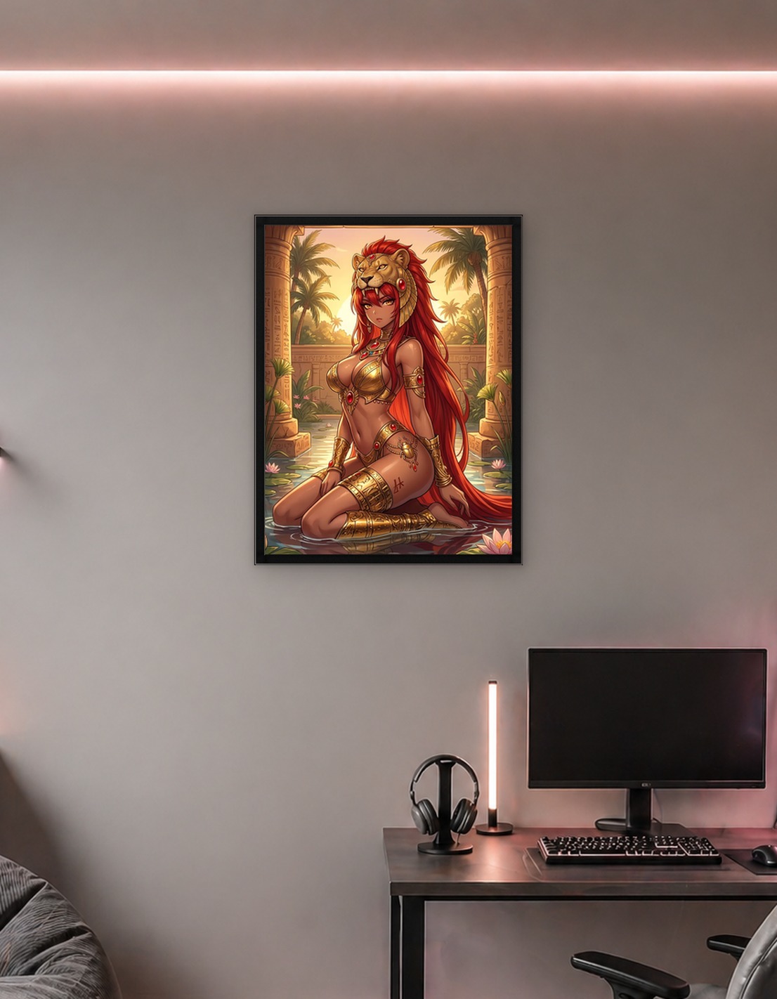 Egyptian Goddess Anime Style