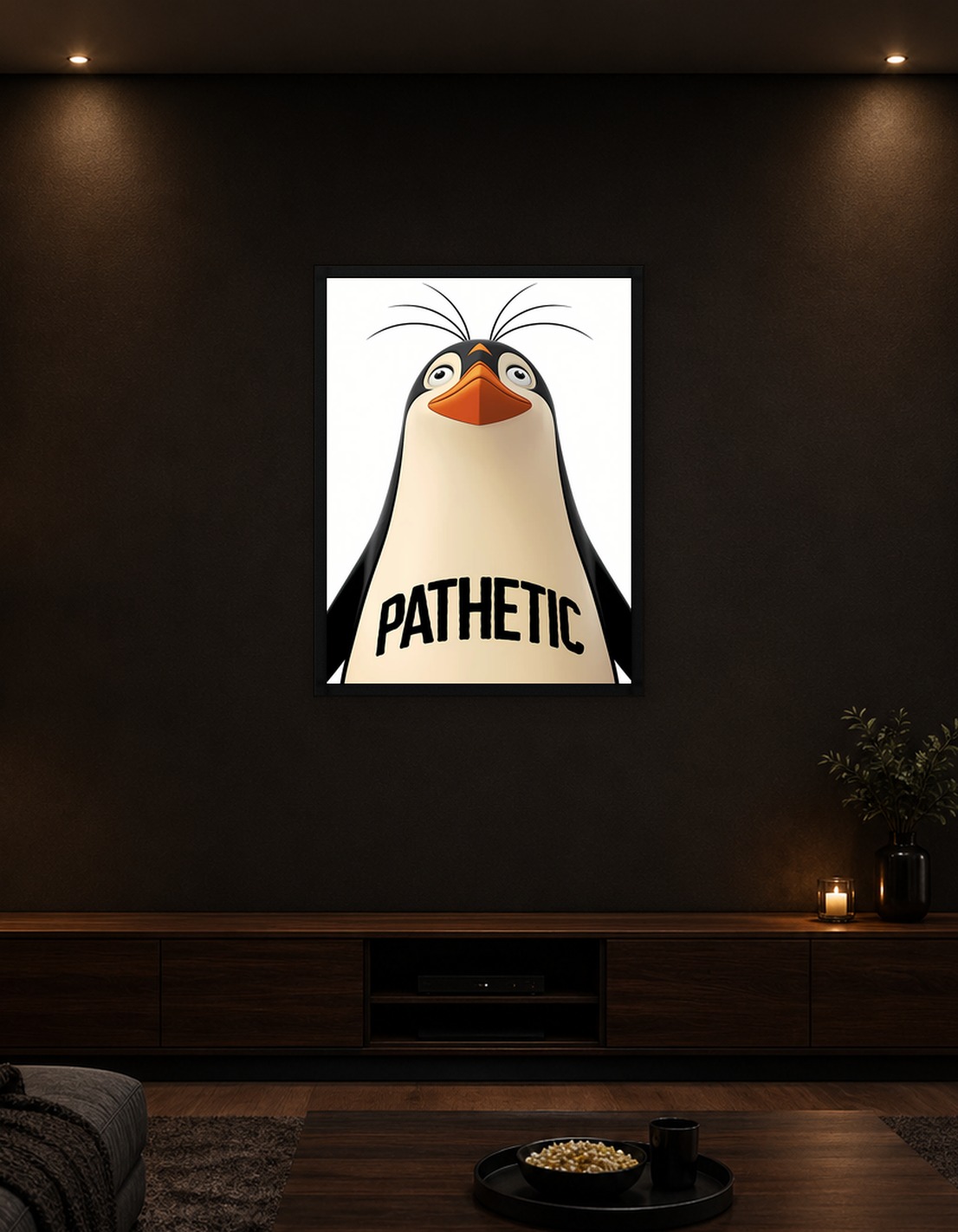 Pathetic Penguin Cartoon Character