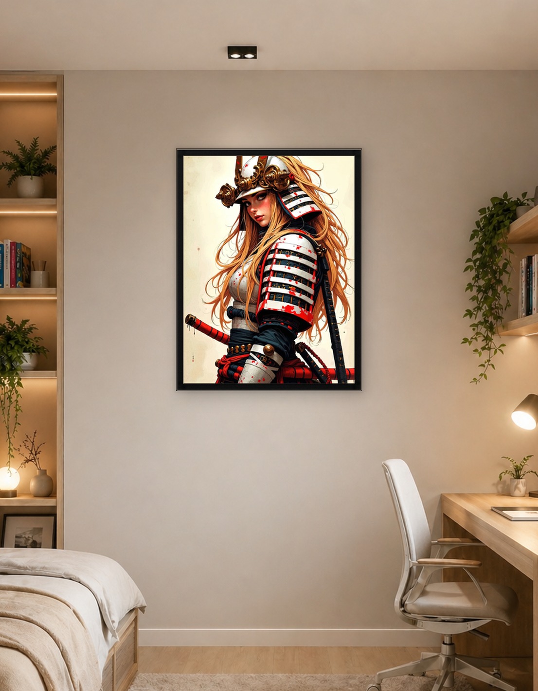 Female Samurai Warrior Portrait