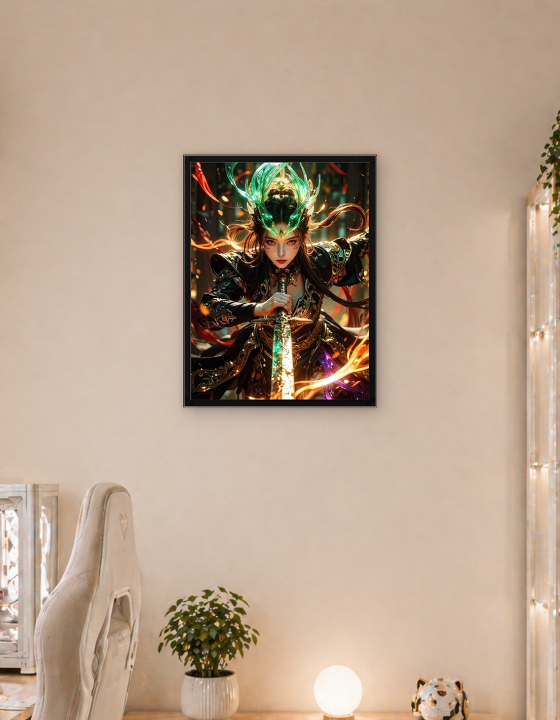 Fantasy Warrior Woman with Sword