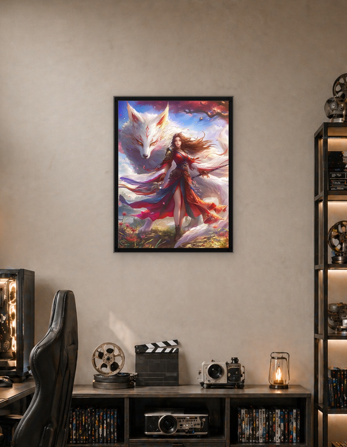 Fantasy Woman and Fox Spirit