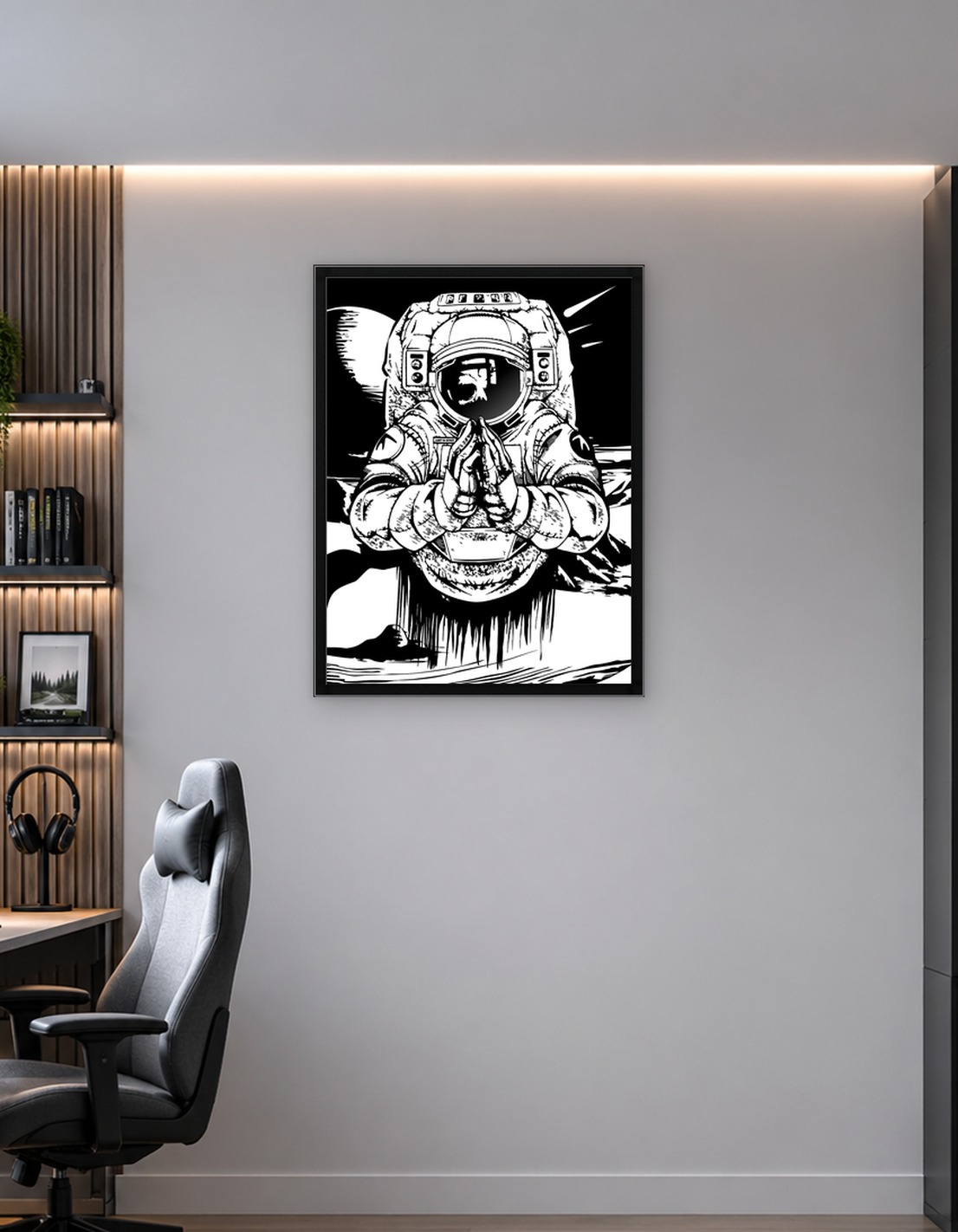 Lost in Space Astronaut Illustration