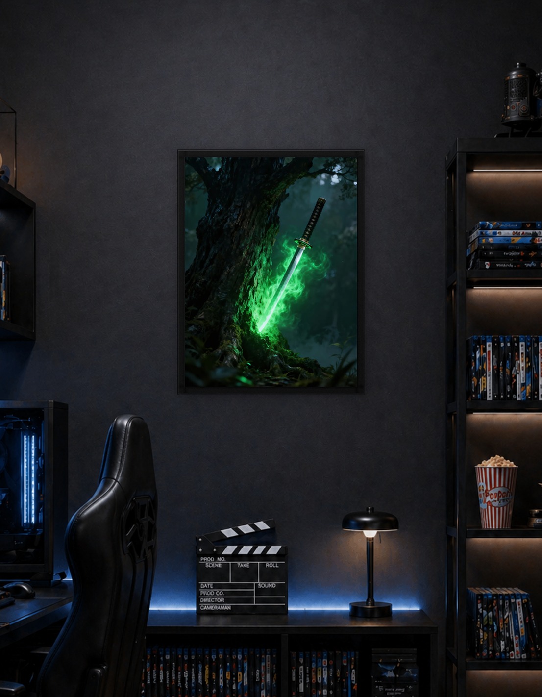 Enchanted Katana in Forest