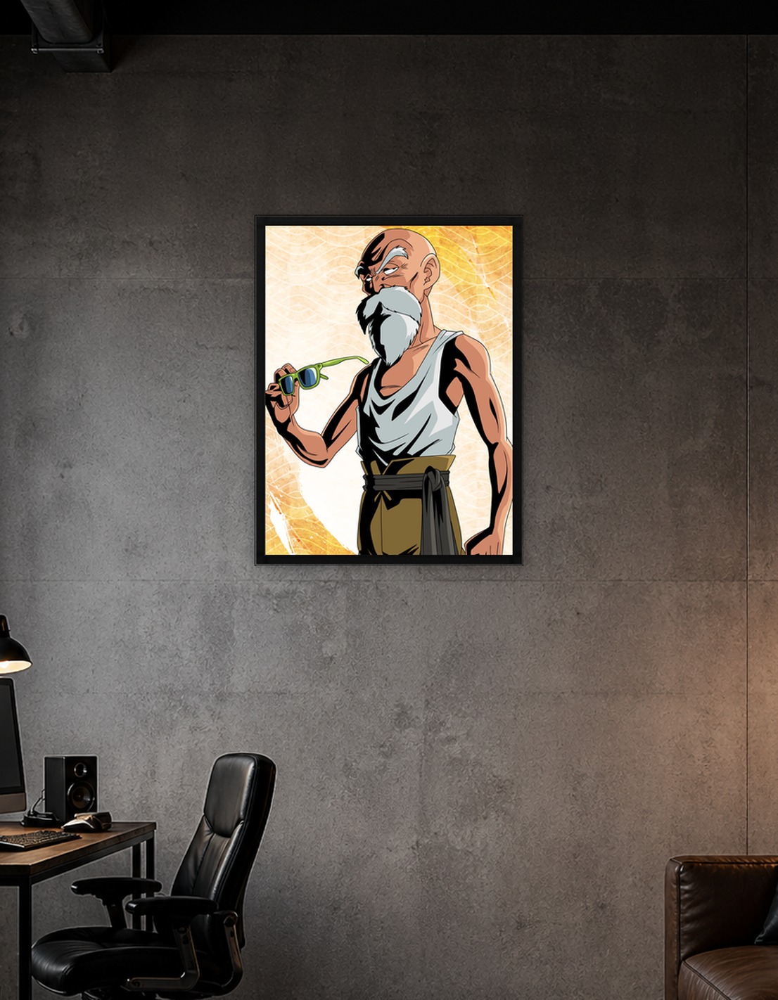 Master Roshi's Iconic Gaze