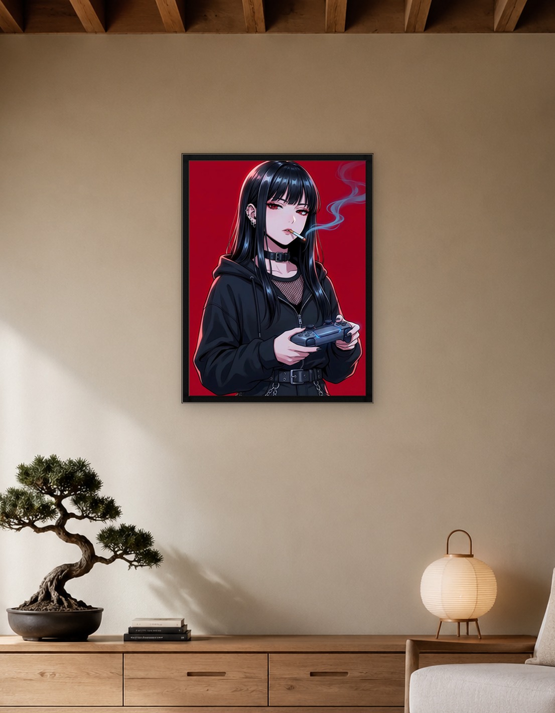 Game Anime Girl Smoking