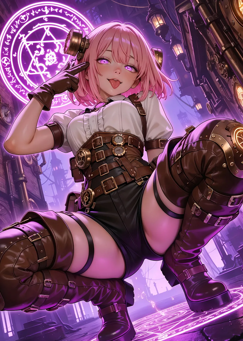 Playful Steampunk Mage