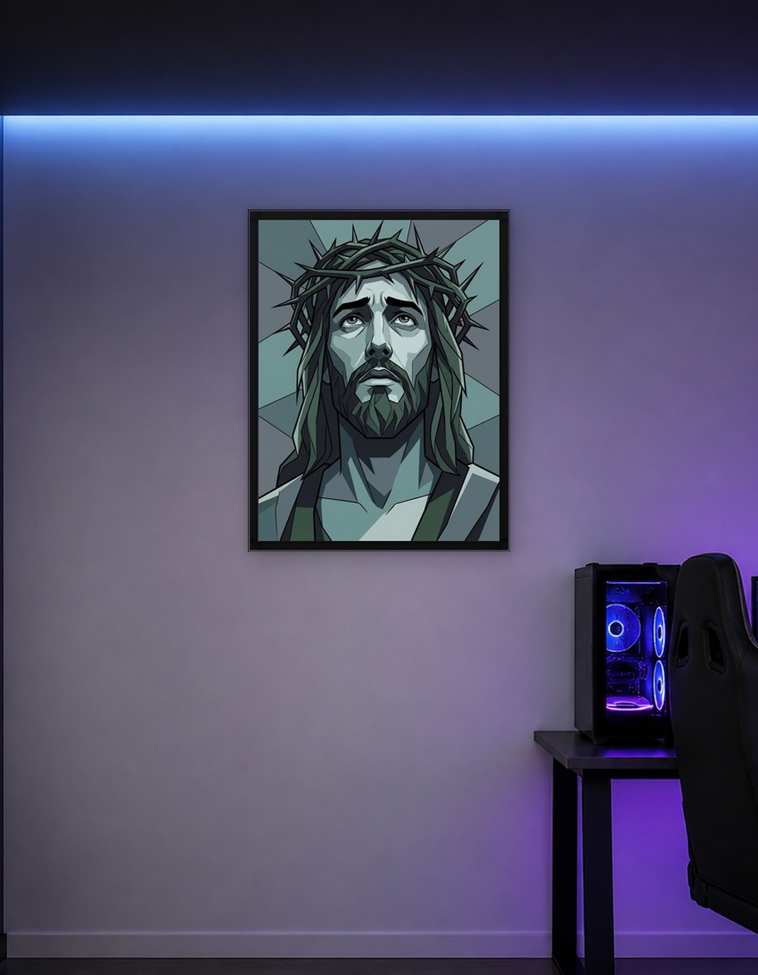 Jesus Christ with Crown of Thorns - 10057976