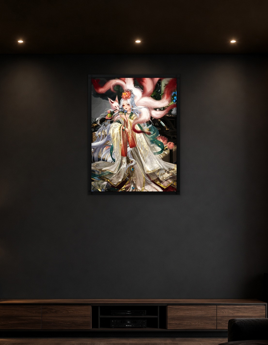 Nine-Tailed Fox Spirit Illustration