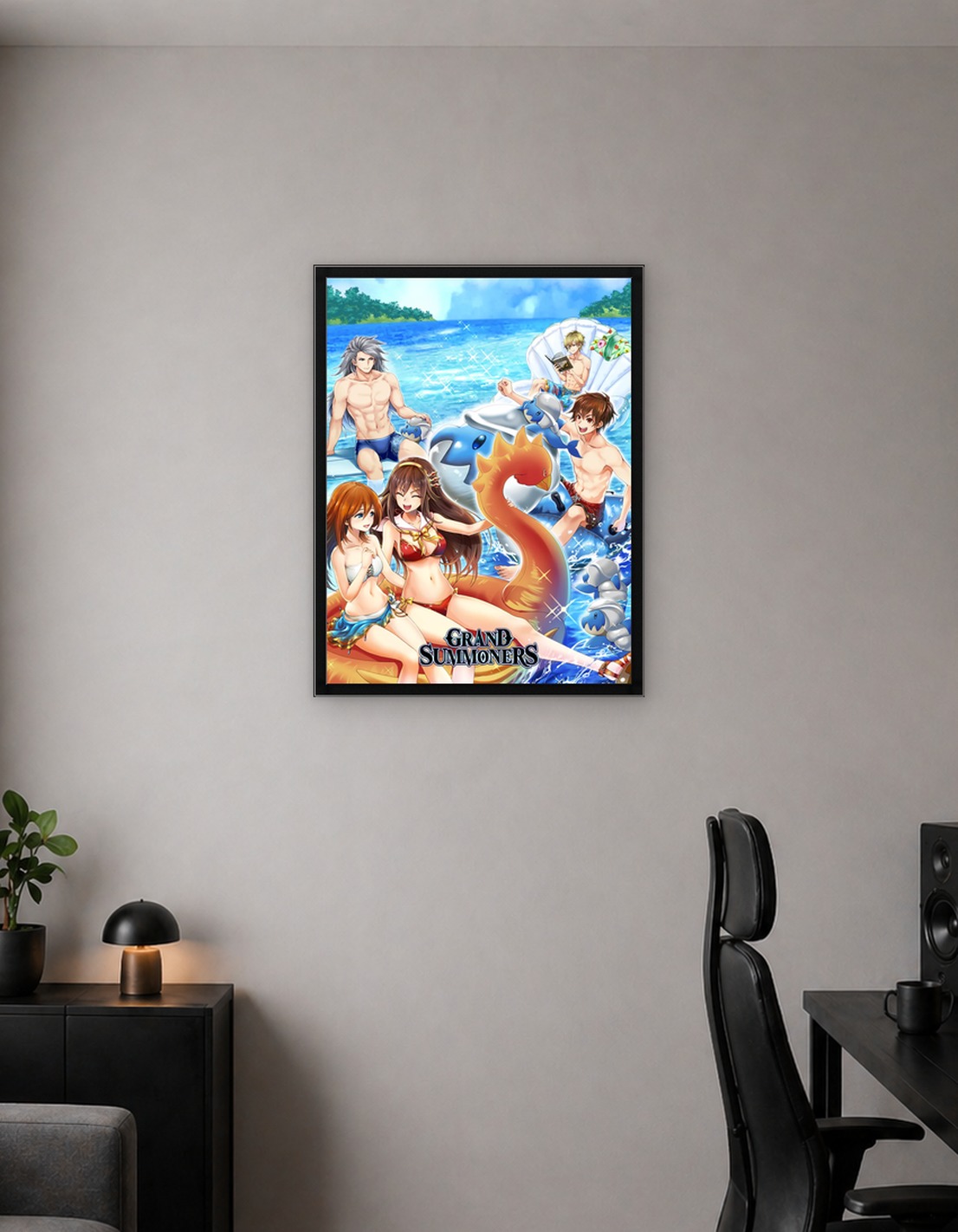 Main Cast Summer Title Illustration