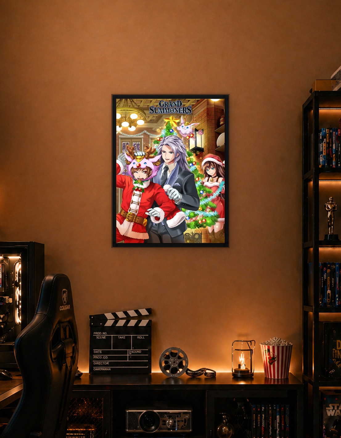 Grand Summoners Holiday Title Illustration
