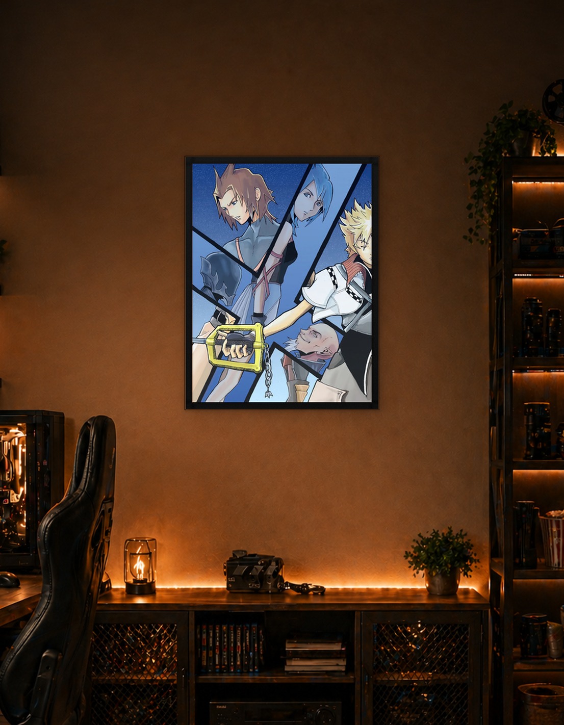 Kingdom Hearts Characters Illustration
