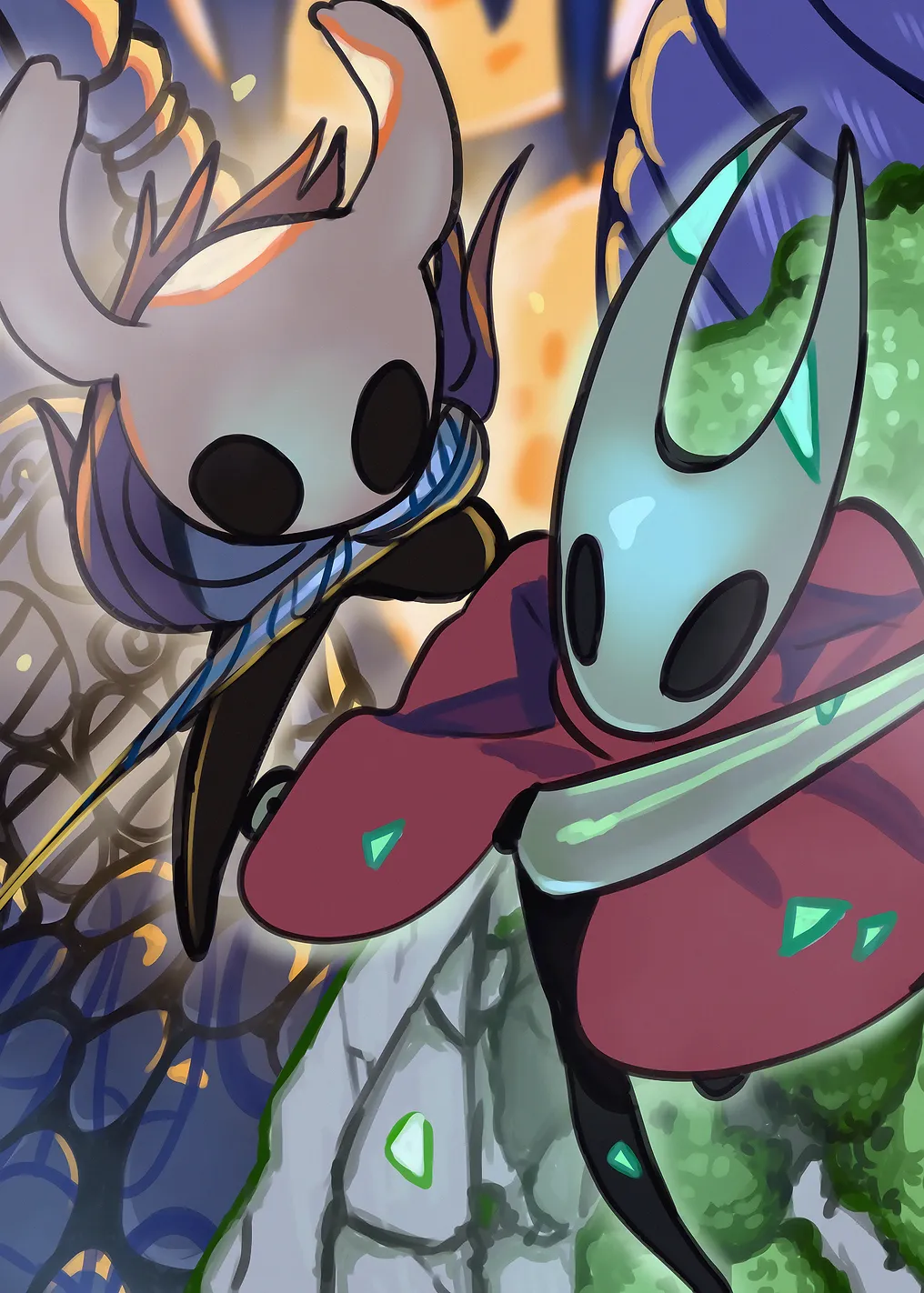 Hollow Knight characters illustration - 8910588