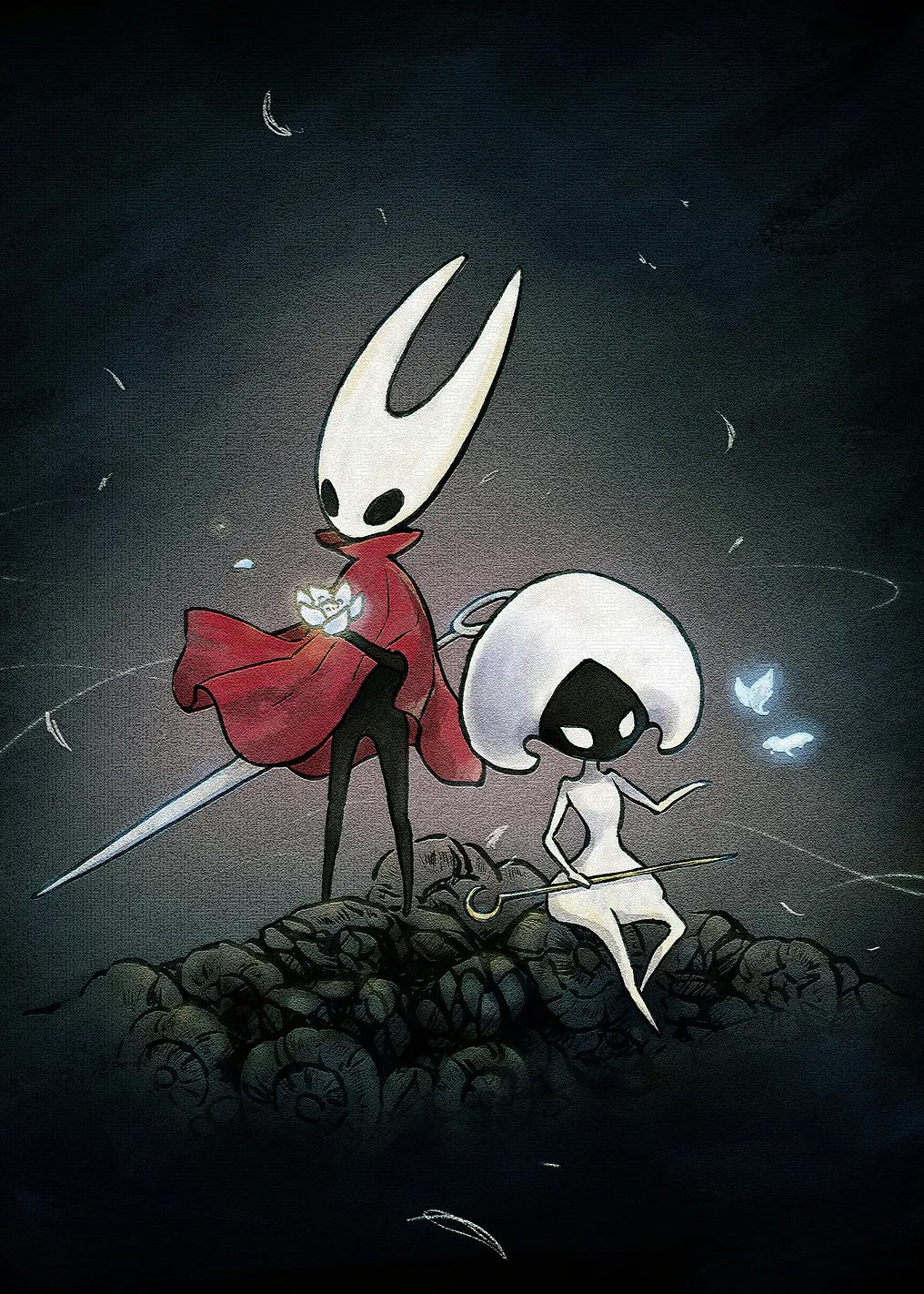 Hollow Knight characters illustration - 8939777