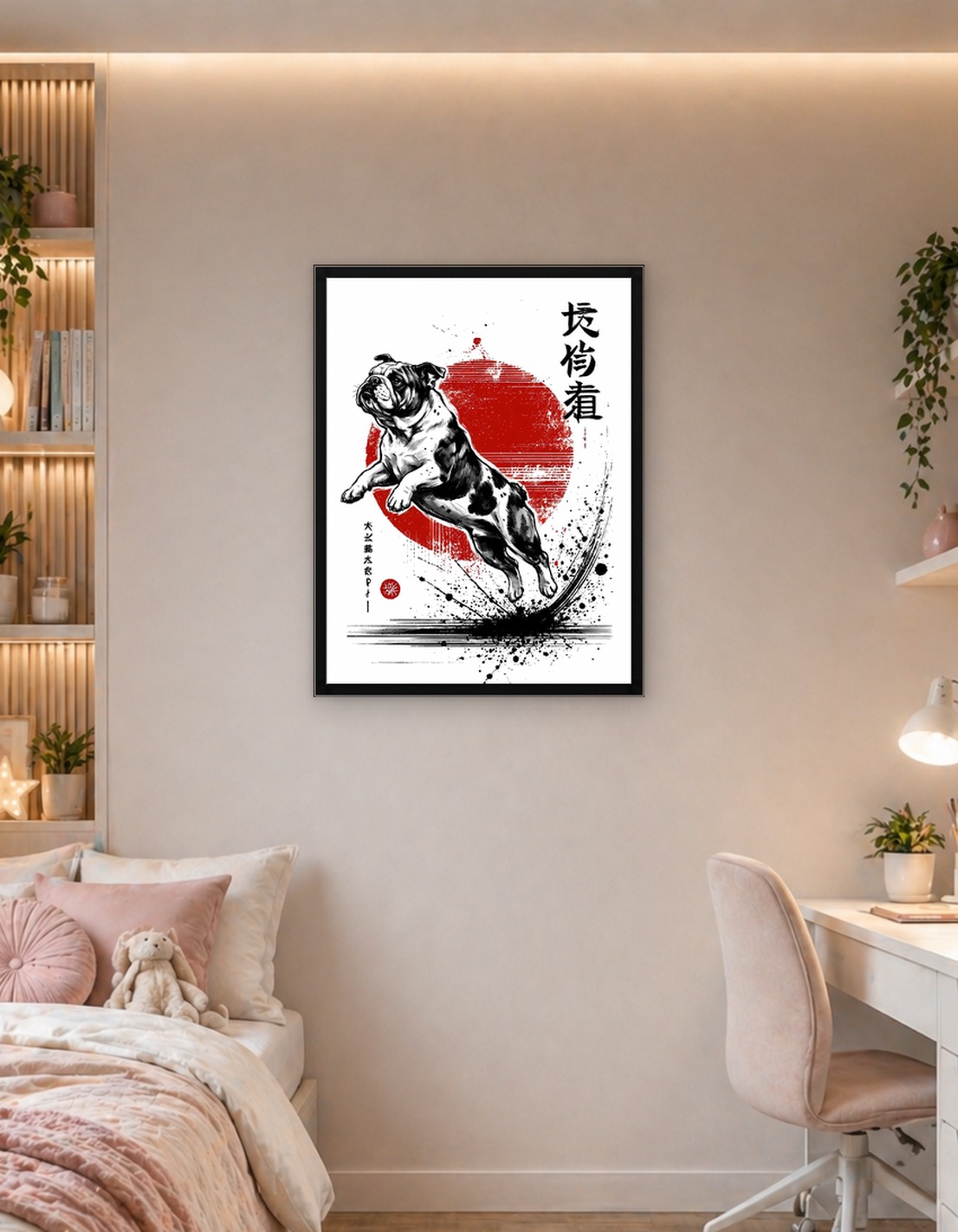 Japanese Bulldog Art