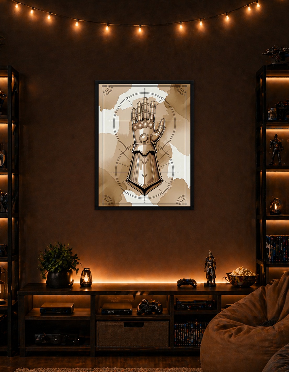 Искусство чертежей Перчаток