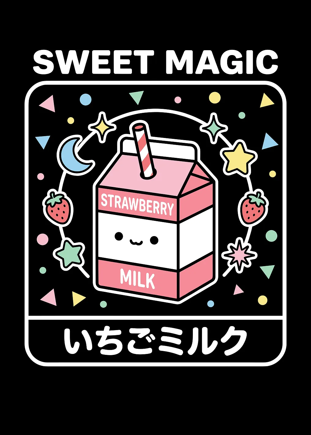 Kawaii Strawberry Milk Carton