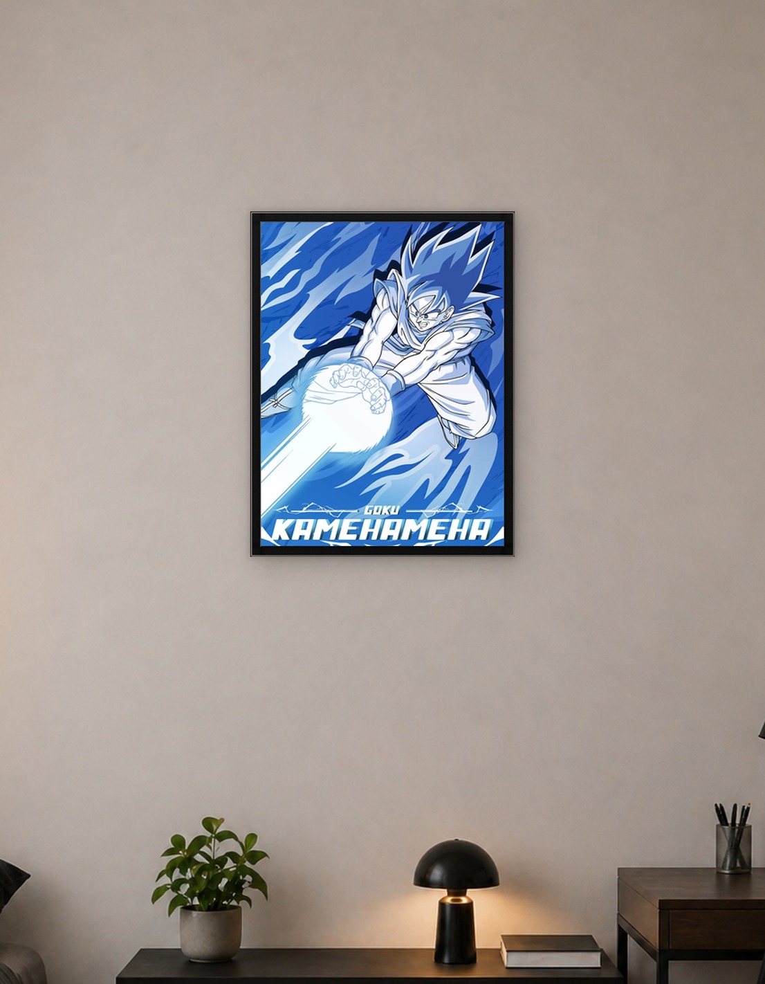 Goku's Kamehameha: Blue Energy Burst
