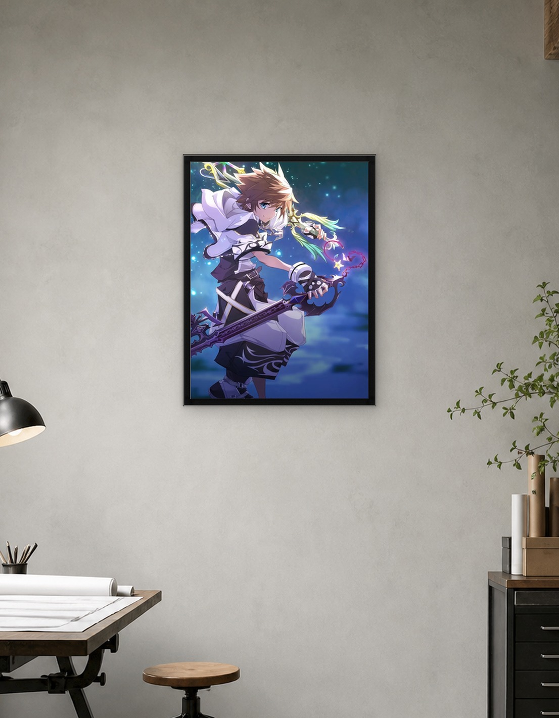 Kingdom Hearts Sora Artwork