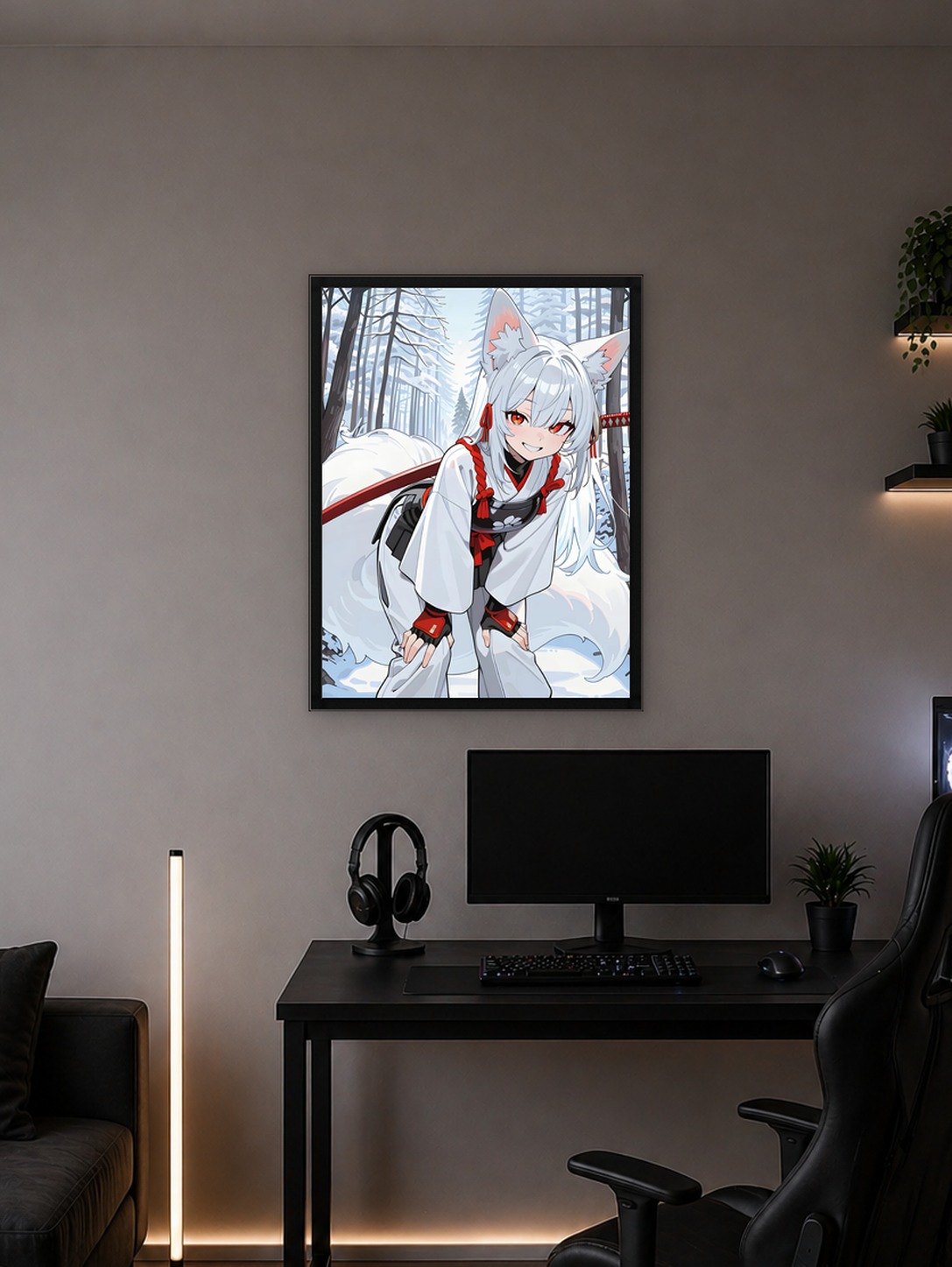 Кила (ОК) — Девушка-самурай-лисица 🦊🗻(Kila (OC) - Samurai Fox Girl 🦊🗻)