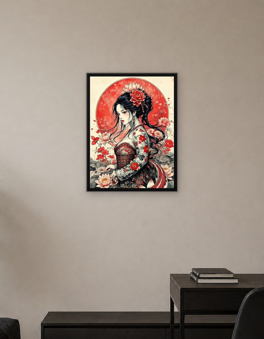 Misty Mount Fuji Landscape Kimono - 9827102