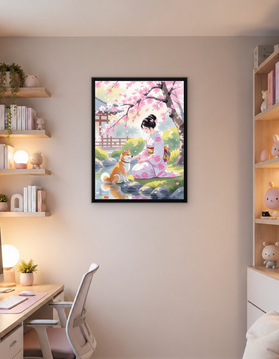 Misty Mount Fuji Landscape Kimono - 9827200