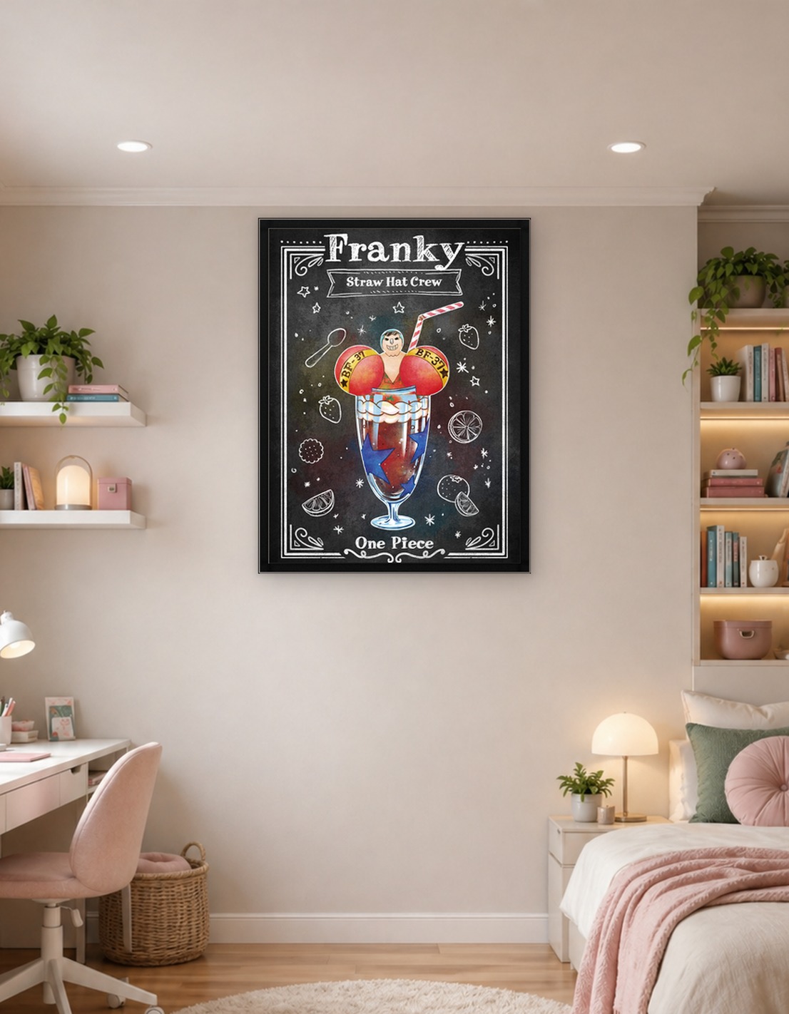 Franky Cocktail Dessert Chalkboard