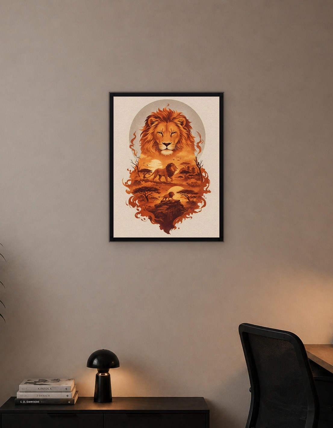 Lion King of the Savannah