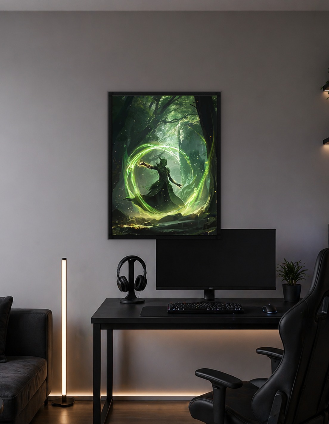 Forest Guardian with Magic Circle