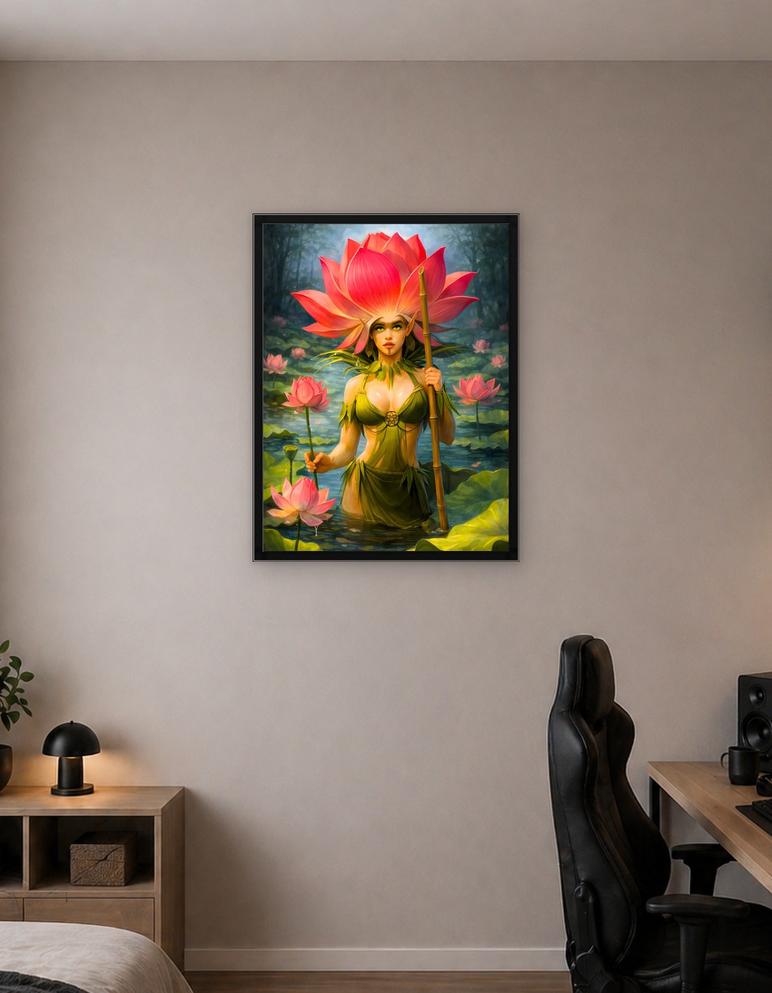 Lotus Fairy in Water Garden
