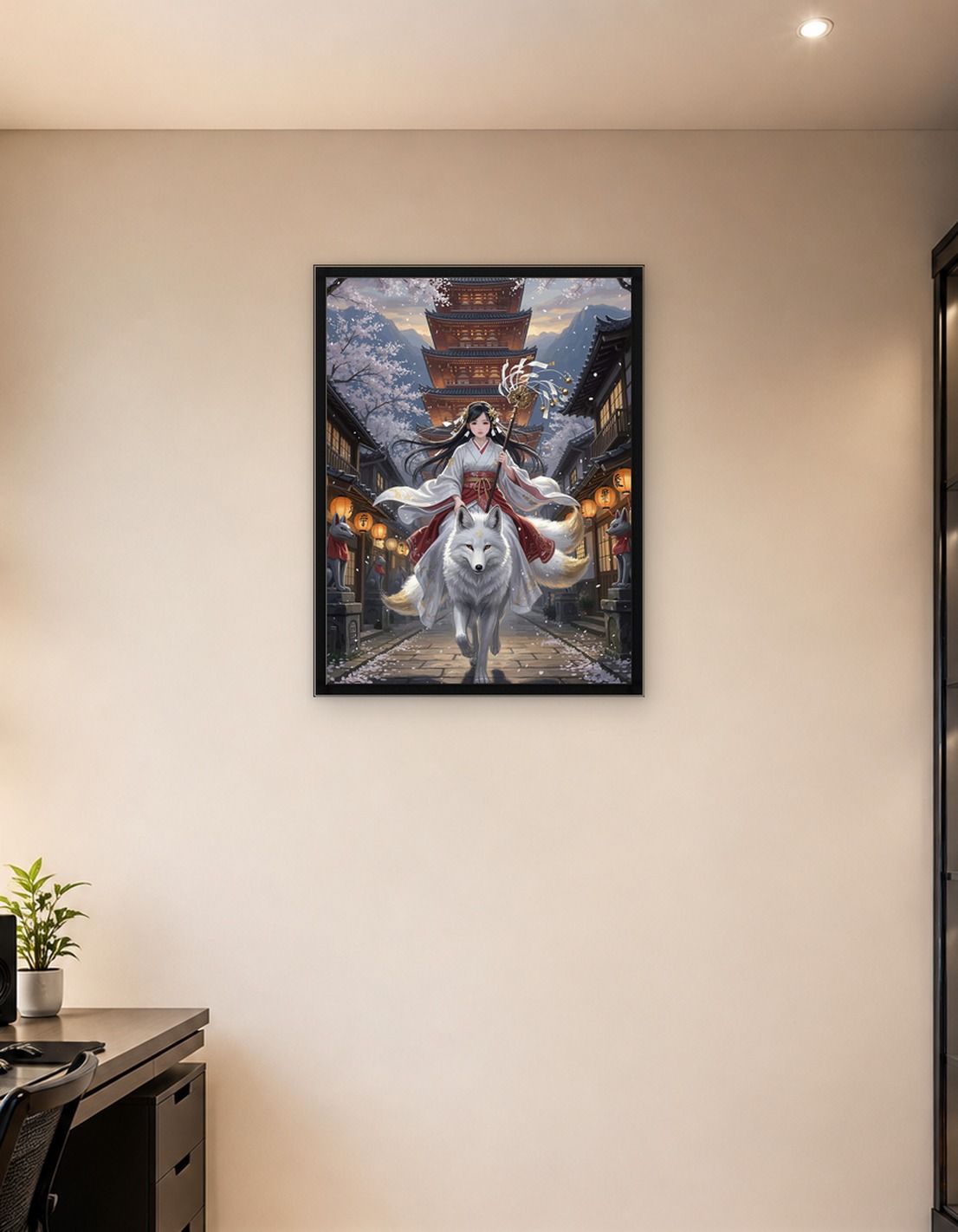 Miko and White Fox Spirit