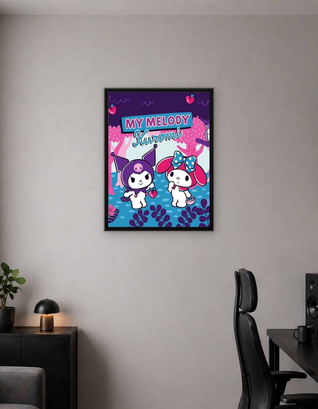 My Melody and Kuromi in a Forest