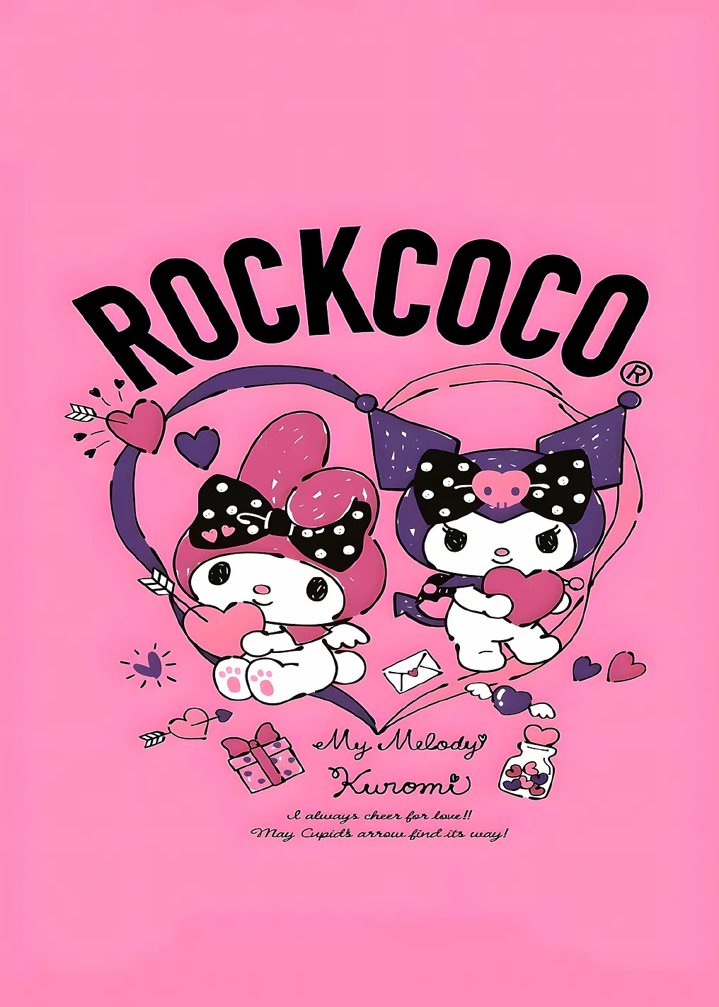 My Melody and Kuromi with Hearts