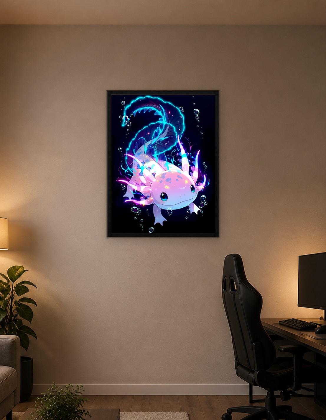 Neon Axolotl
