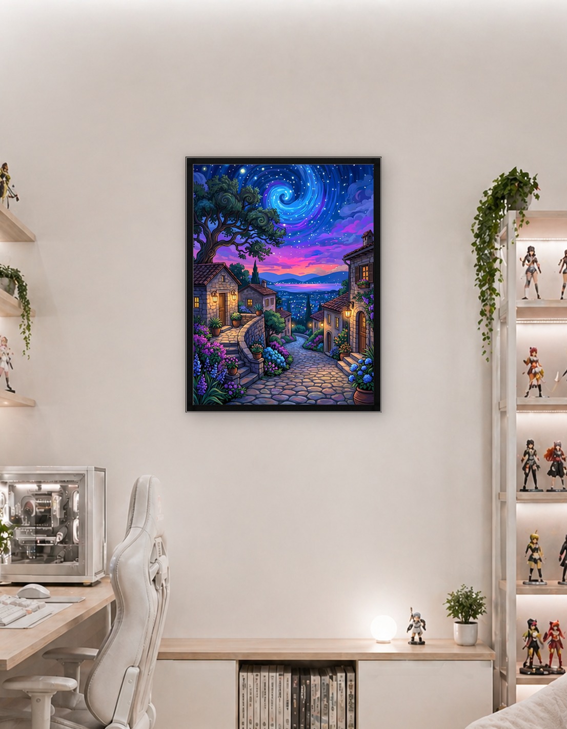 Night in a charming Italian village