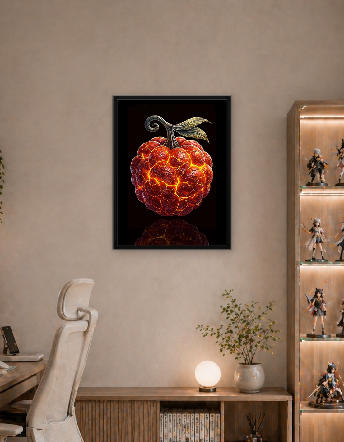 Fiery Lava Pumpkin Textra